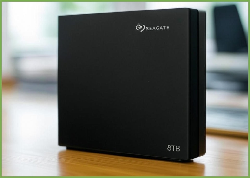 Seagate 백업 플러스 8TB 데스크톱 외장 하드 드라이브 USB 3.0STDT8000100 - 이미지 1
