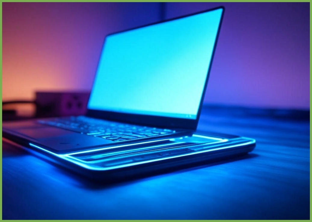 llano V12 터보팬 RGB 라이트닝 노트북 쿨링 받침대 - 이미지 1