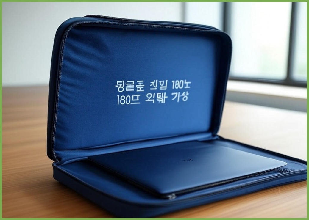 글로프 슬림 180도 오픈형 노트북 가방 - 이미지 1