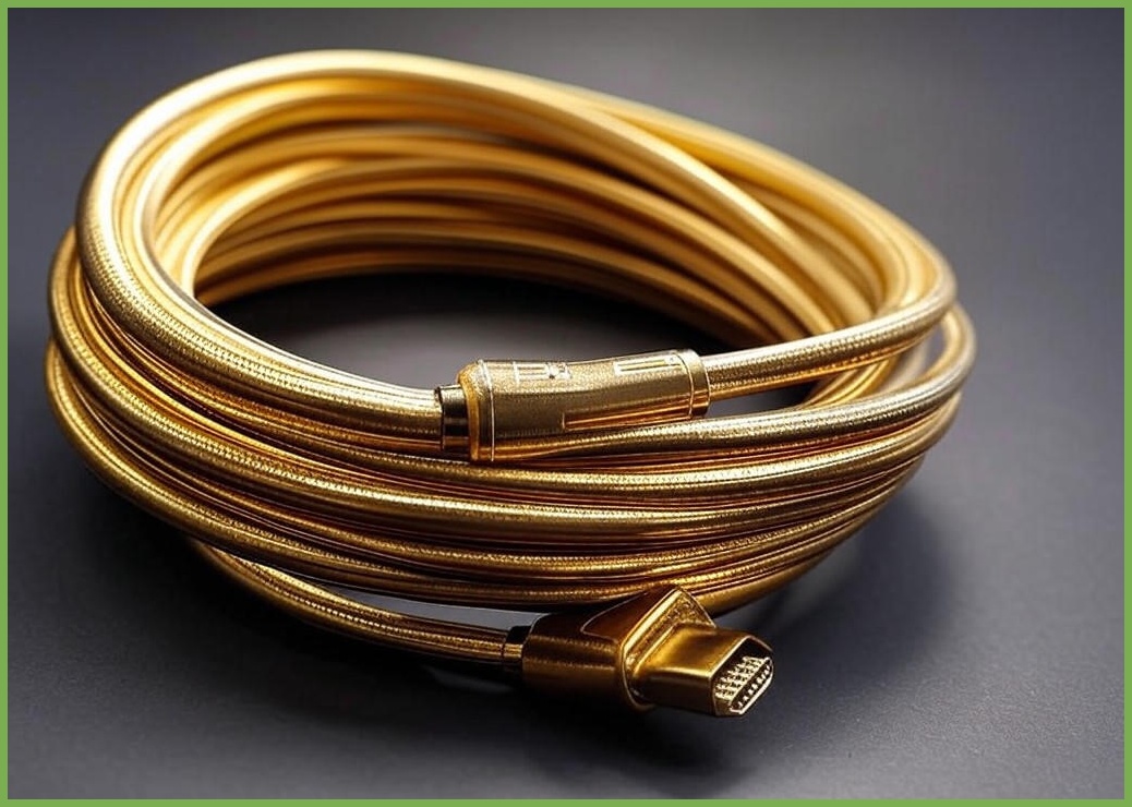 넥시 HDMI 2.0 to DVI 골드메탈 모니터 케이블 V2.0