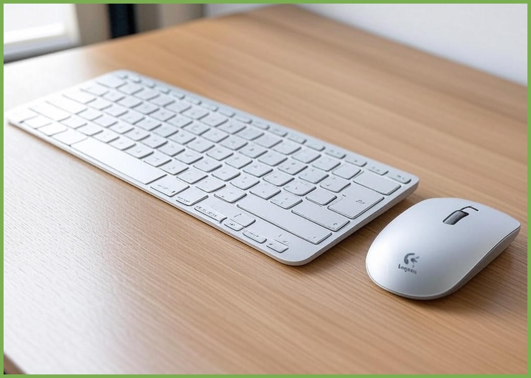 로지텍 무선키보드 마우스 세트 - 이미지 1