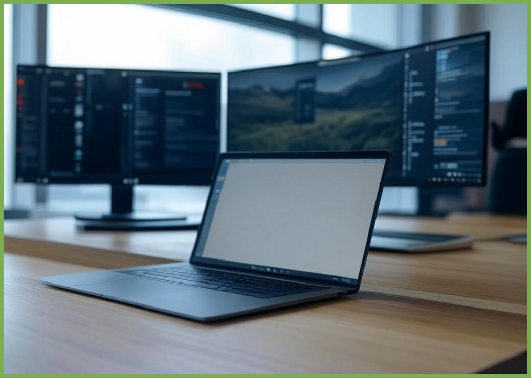 비옵스 노트북 보조 트리플 모니터