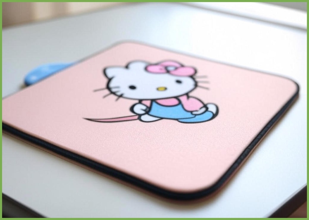 [당일배송/사은품] 산리오 손목보호 메모리폼 마우스패드