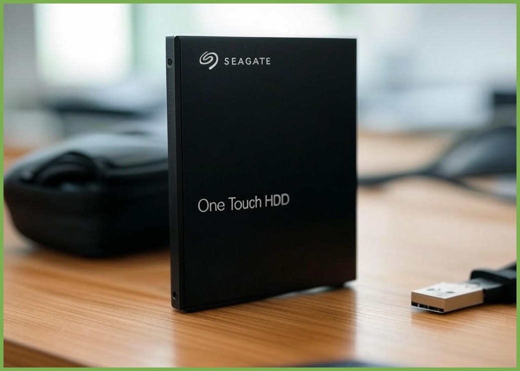 씨게이트 One Touch HDD 외장하드 데이터복구+암호화 기능+파우치+USB케이블 STKY2000400