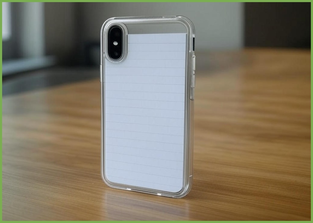 제이포 투명커버 휴대용 미니 노트 - 이미지 1